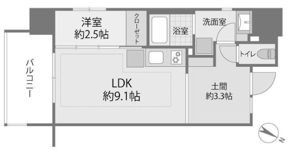 物件○○の間取り図