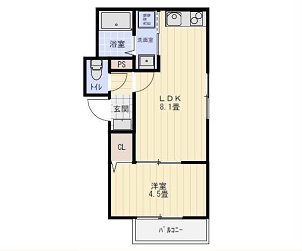 物件○○の間取り図