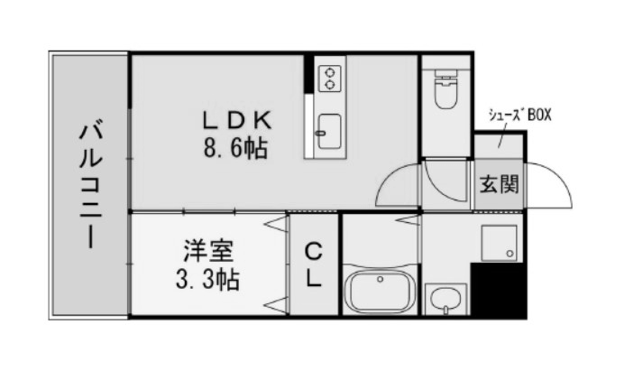 物件○○の間取り図