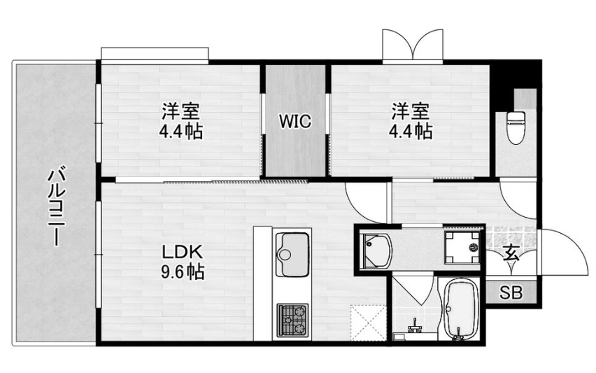 物件○○の間取り図