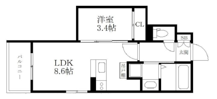 物件○○の間取り図