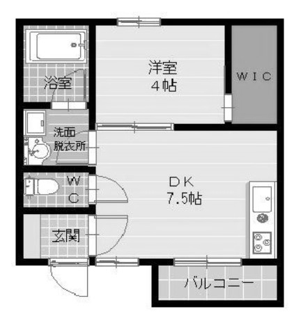 物件○○の間取り図