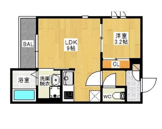 物件○○の間取り図