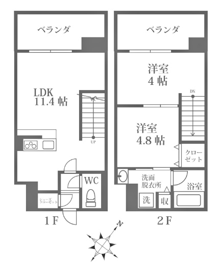 物件○○の間取り図