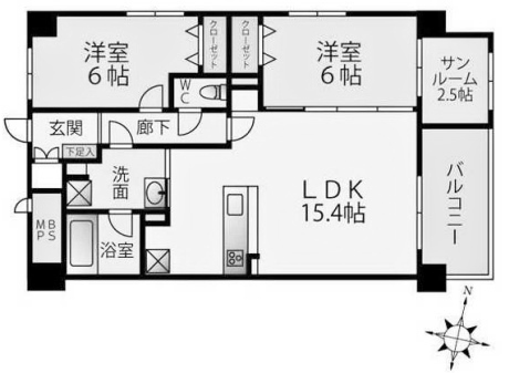 物件○○の間取り図