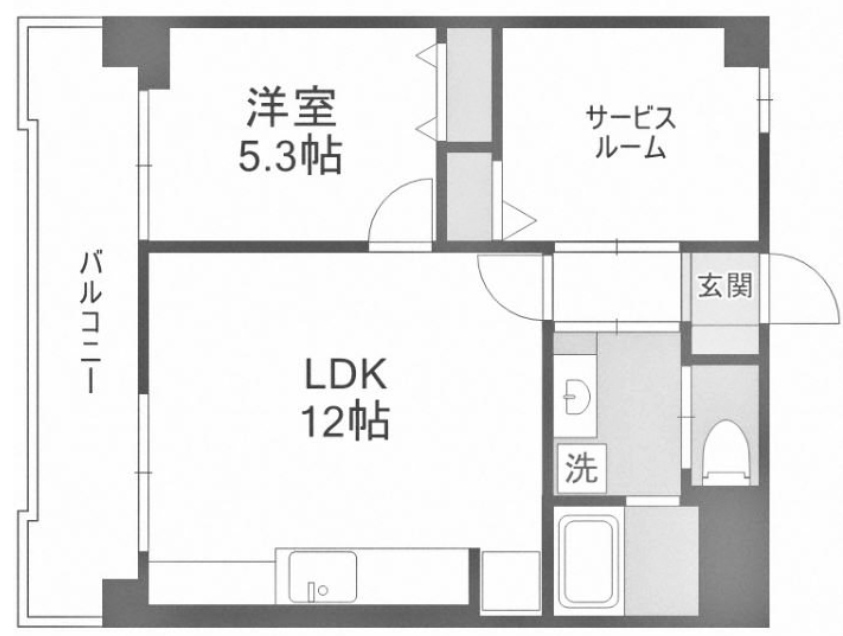 物件○○の間取り図