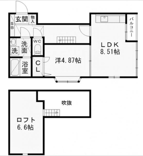 物件○○の間取り図