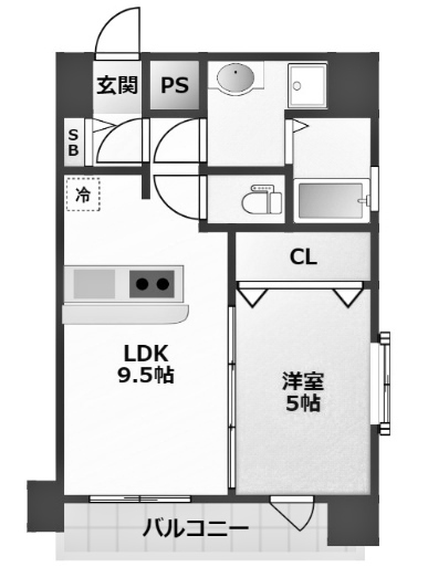 物件○○の間取り図