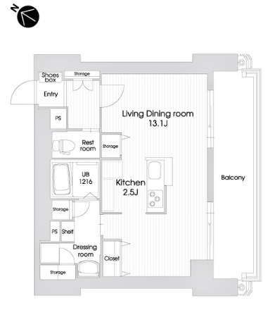 物件○○の間取り図