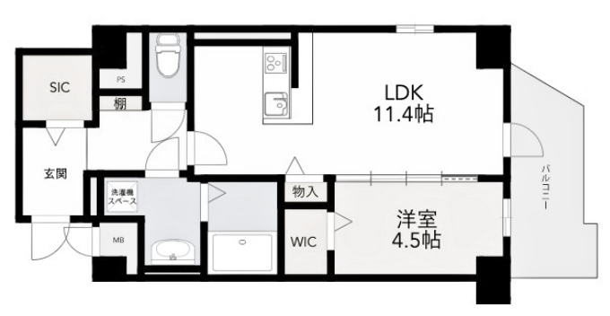 物件○○の間取り図