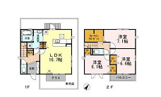 物件○○の間取り図