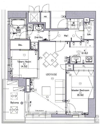 物件○○の間取り図