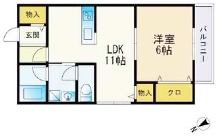 物件○○の間取り図