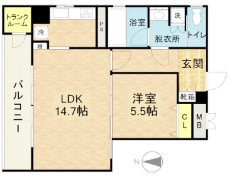 物件○○の間取り図