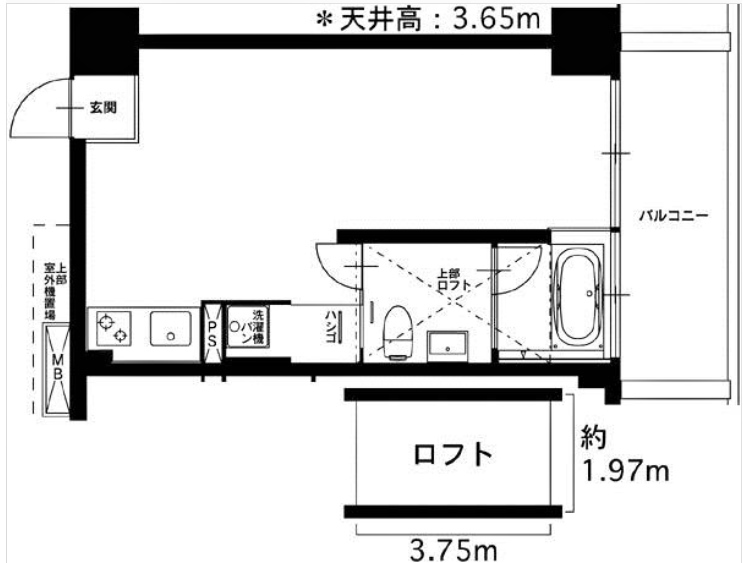 物件○○の間取り図