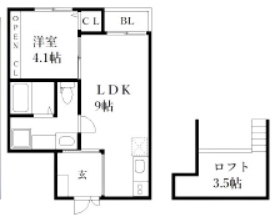 物件○○の間取り図