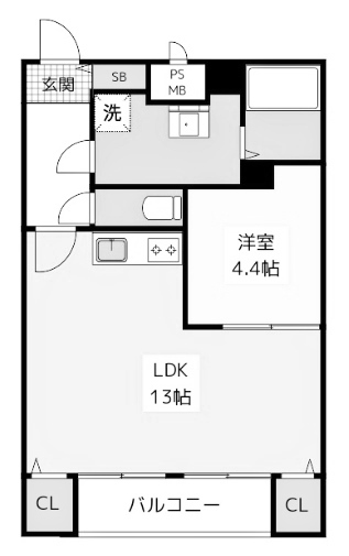 物件○○の間取り図