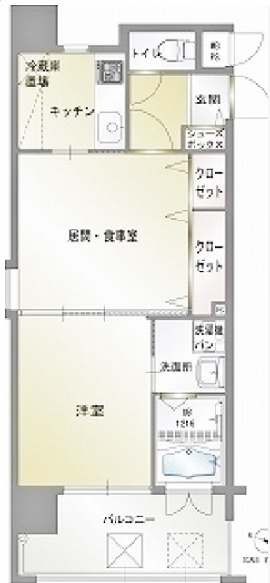 物件○○の間取り図