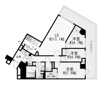 物件○○の間取り図