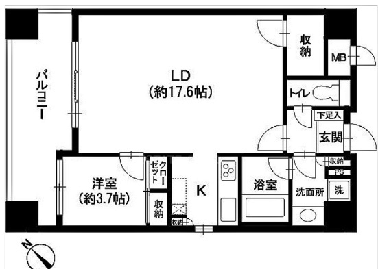 物件○○の間取り図