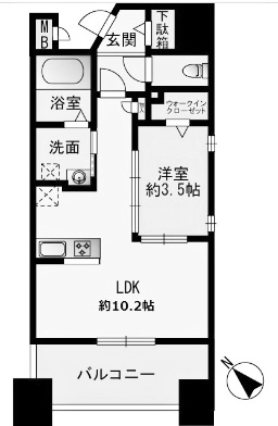 物件○○の間取り図