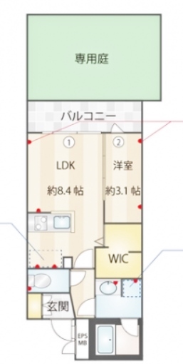 物件○○の間取り図