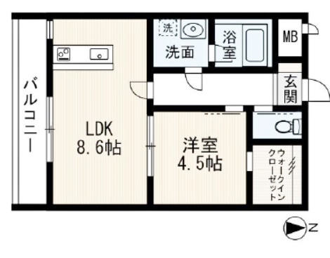 物件○○の間取り図