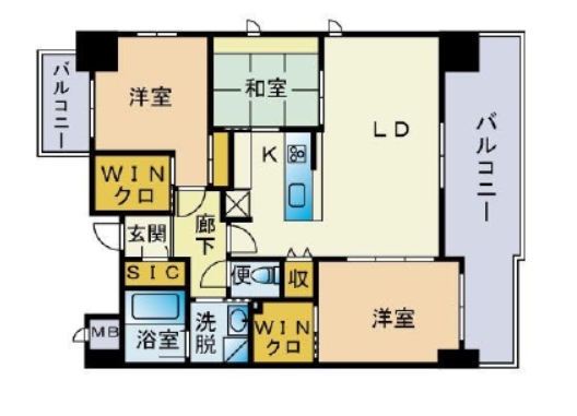 物件○○の間取り図