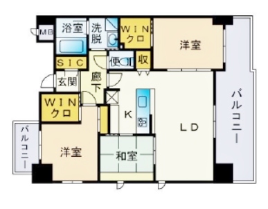 物件○○の間取り図