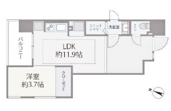 物件○○の間取り図