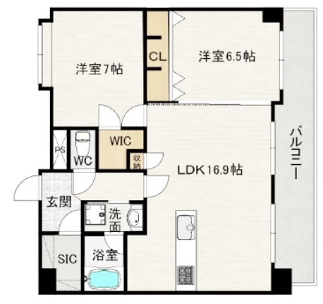 物件○○の間取り図