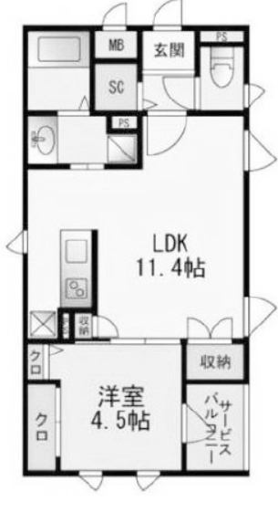 物件○○の間取り図