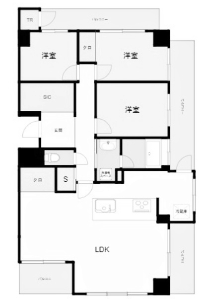 物件○○の間取り図