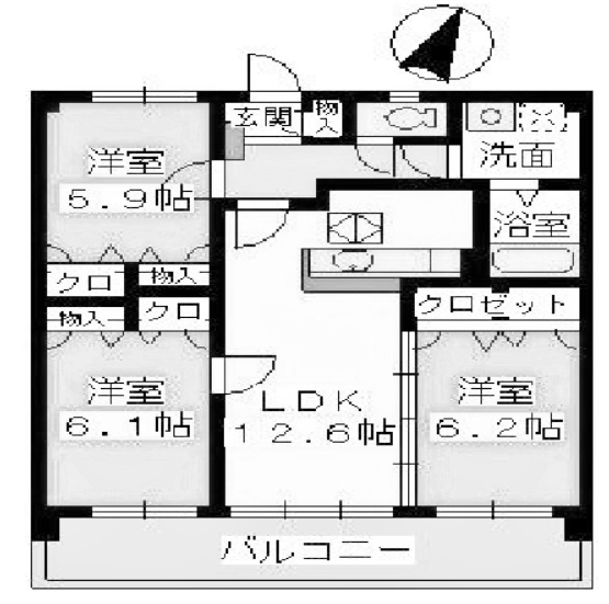 物件○○の間取り図