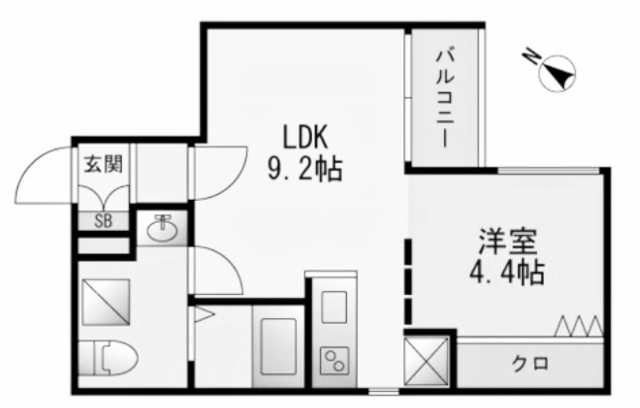 物件○○の間取り図