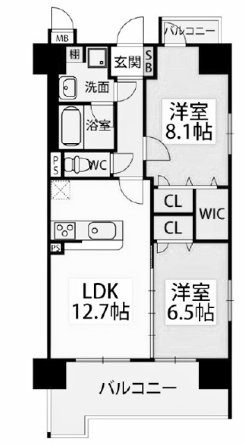 物件○○の間取り図