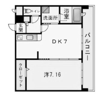 物件○○の間取り図