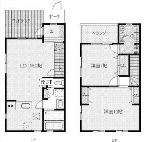 物件○○の間取り図