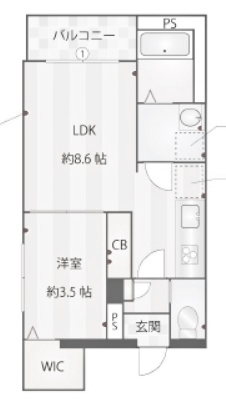 物件○○の間取り図