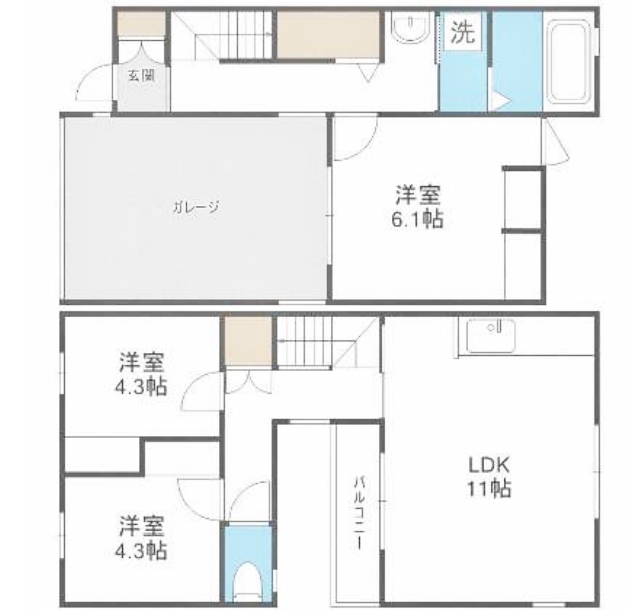 物件○○の間取り図