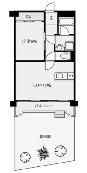 物件○○の間取り図