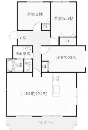 物件○○の間取り図