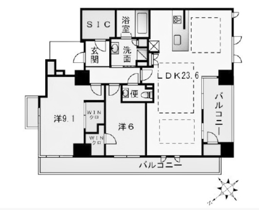 物件○○の間取り図