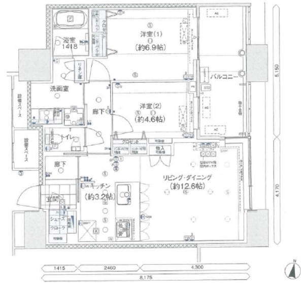 物件○○の間取り図