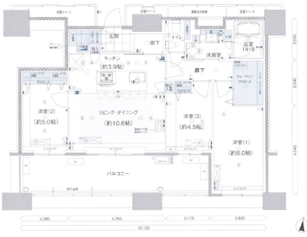 物件○○の間取り図