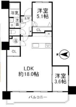 物件○○の間取り図