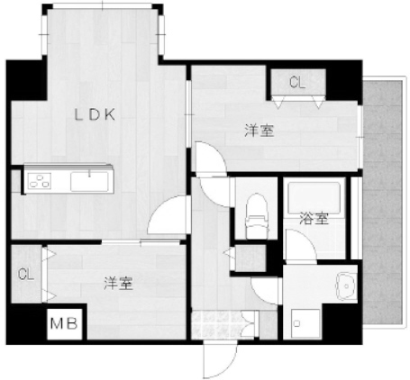 物件○○の間取り図