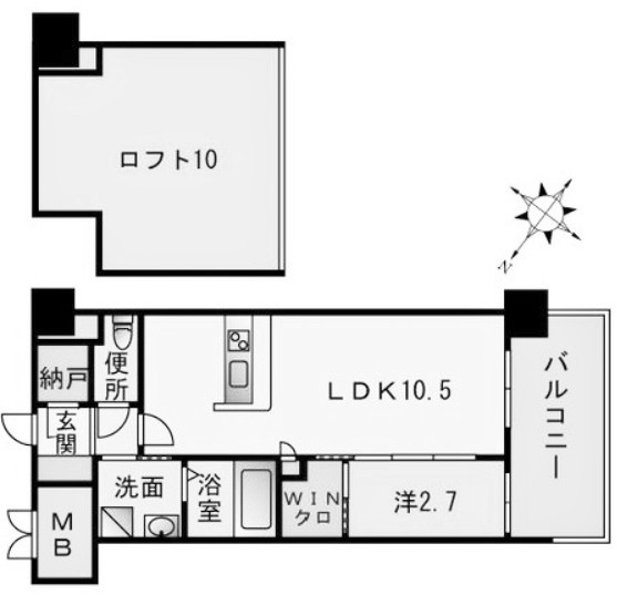 物件○○の間取り図