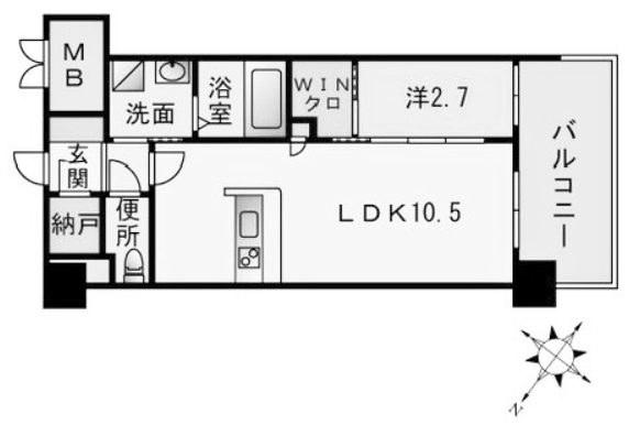 物件○○の間取り図