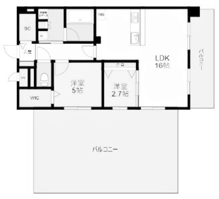 物件○○の間取り図